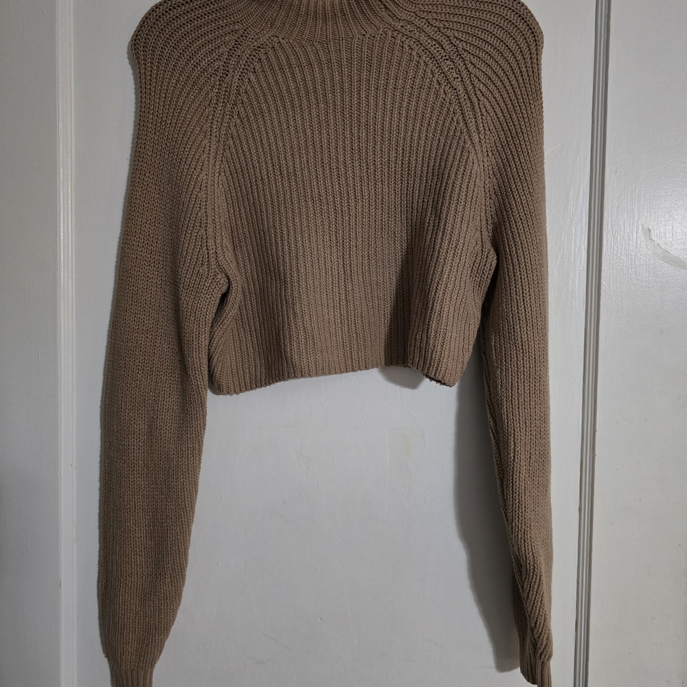 Hollister Women's Cowl Neck Sweater - Brown